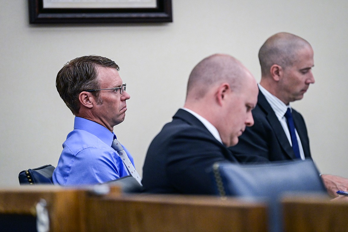 Del Orrin Crawford is shown during his trial in Flathead County District Court on Tuesday, July 23. (Casey Kreider/Daily Inter Lake)