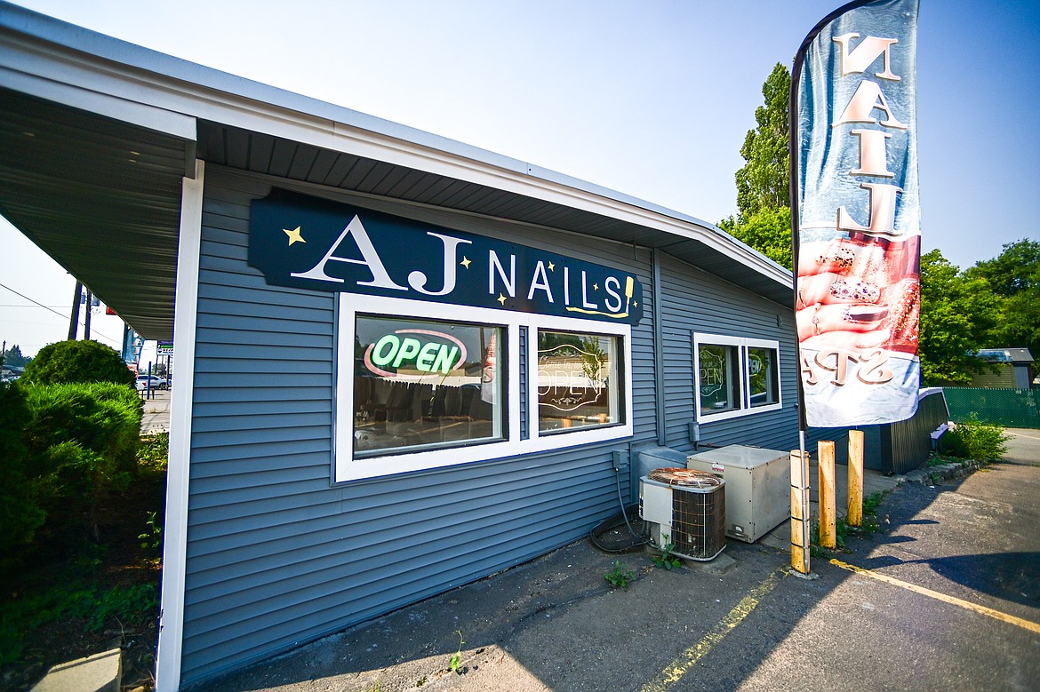 AJ Nails in Evergreen on Tuesday, July 23. (Casey Kreider/Daily Inter Lake)