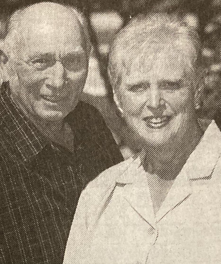 Barb and Harlan Renner in 2004 after 50 years of marriage.