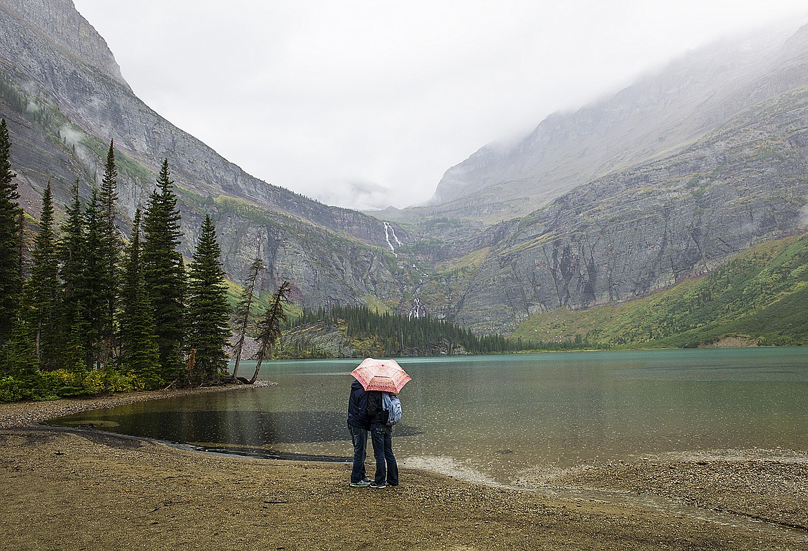 Lovers at Grinnell Lake in this file photo.