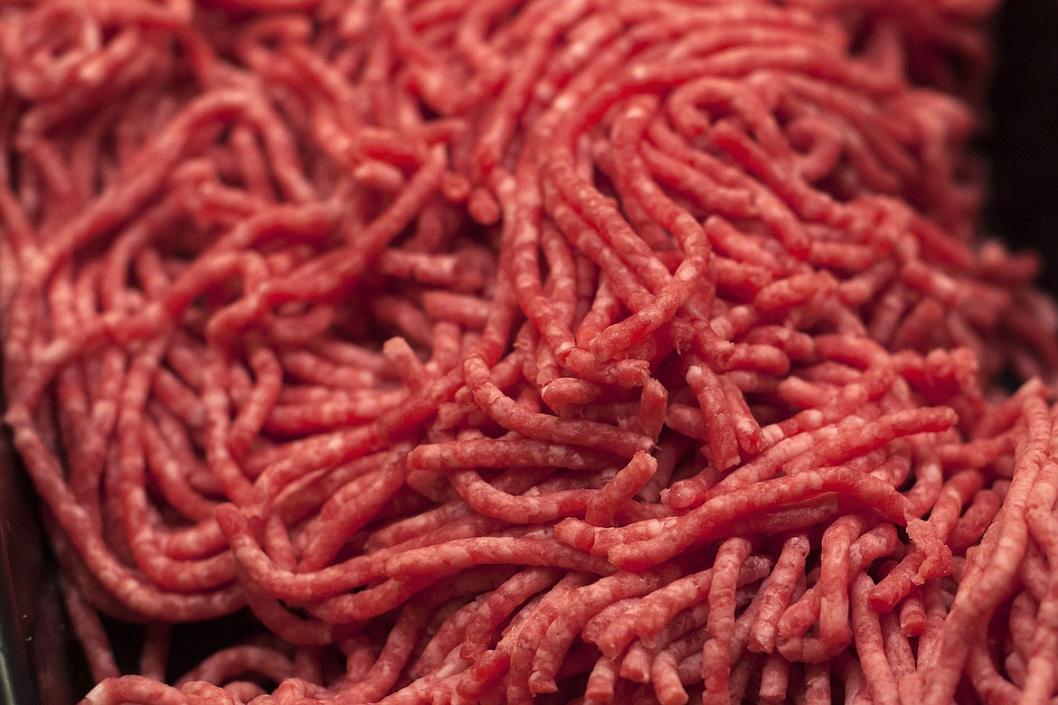 Ground beef is displayed for sale at a market in Washington. (AP Photo/J. Scott Applewhite FILE)