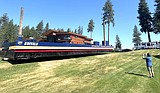 A splashing return on Lake Coeur d'Alene.