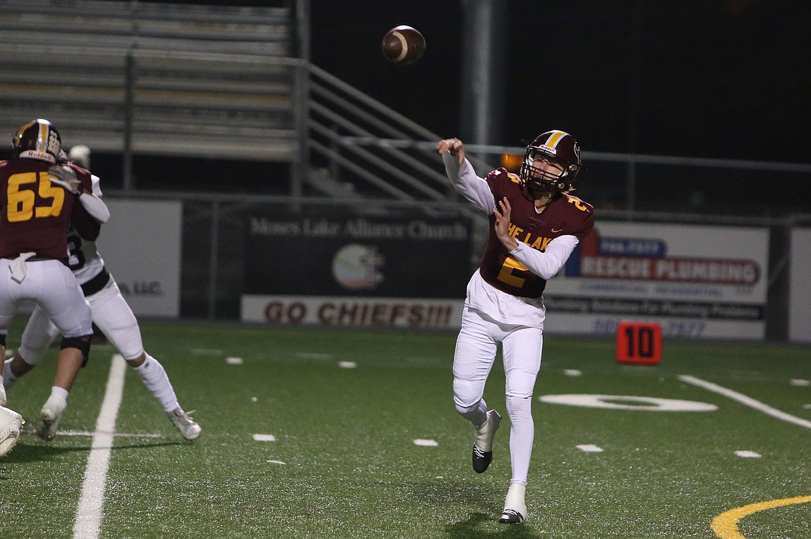 After receiving some playing time as a freshman down the stretch of the 2022 season, Moses Lake quarterback Brady Jay was the full-time starter for the Maverick football team for his sophomore season.