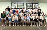 Coeur d'Alene Area Swim Team from a bird's-eye view