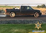 Black pickup owner suspected of local crimes