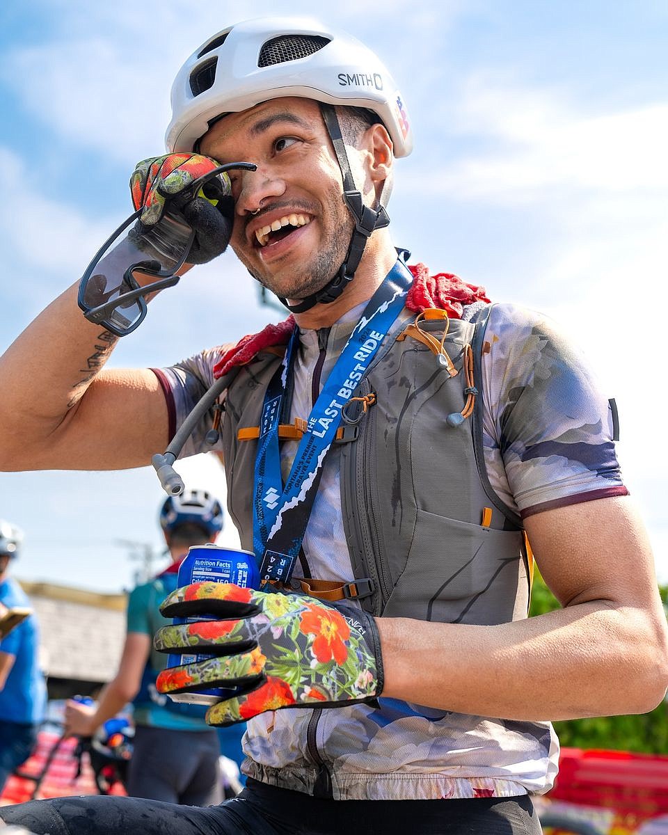 Joshua Strong won the short course non-binary division. (Drew Silvers Photography)