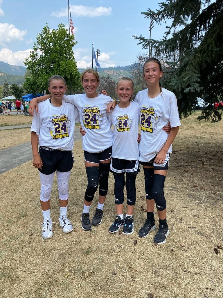 Courtesy photo
The Net Rippers went undefeated in last weekend's Silver Hoops 3-on-3 basketball tournament in Kellogg to win the 5th-6th grade girls division. From left are Addi Salas, Kyal Carlson, Kinsley Wallis and Brylee Brown.