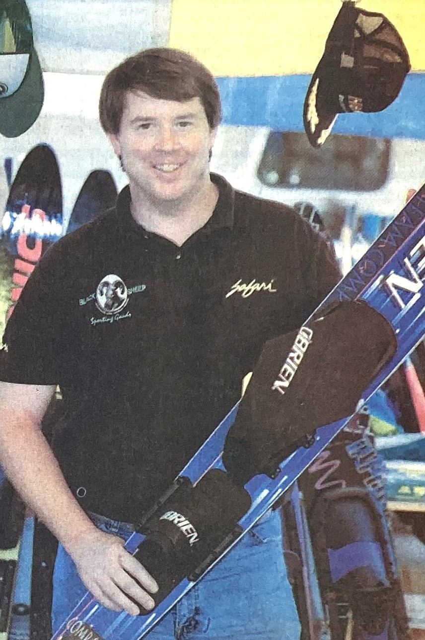 Owner Dave Knoll of Black Sheep Sporting Goods is shown in 1994.