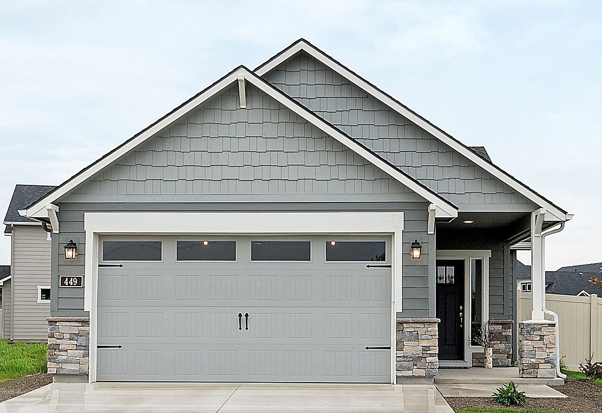 An example of a Canyon-style home that will be among the 28 houses built in the Miracle on Britton neighborhood in Post Falls that will be affordable for local working families. Donations are coming in to help meet the $1.6 million fundraising goal for the project.