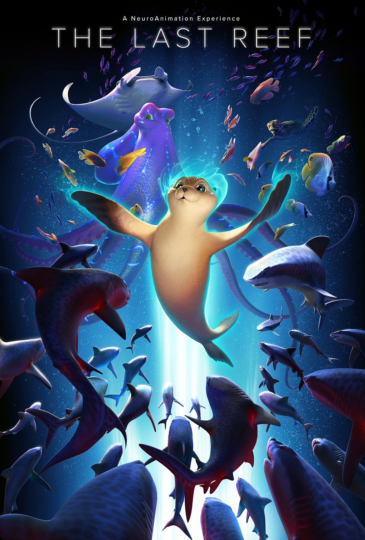 Poster for "The Last Reef" game from NeuroAnimation. (photo provided)