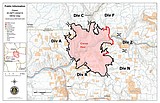 Gwen fire almost fully contained