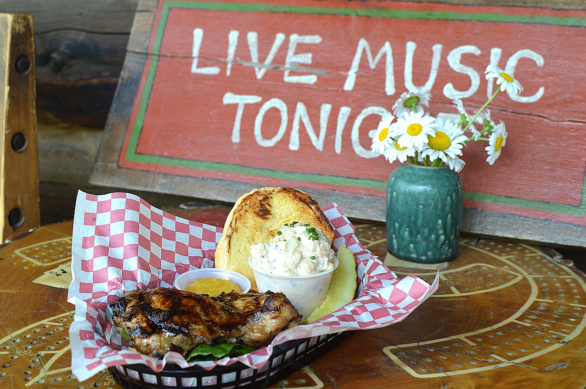 The Northern Lights Saloon menu includes the grilled teriyaki chicken with mayo and pineapple jam. (Summer Zalesky / Daily Inter Lake)