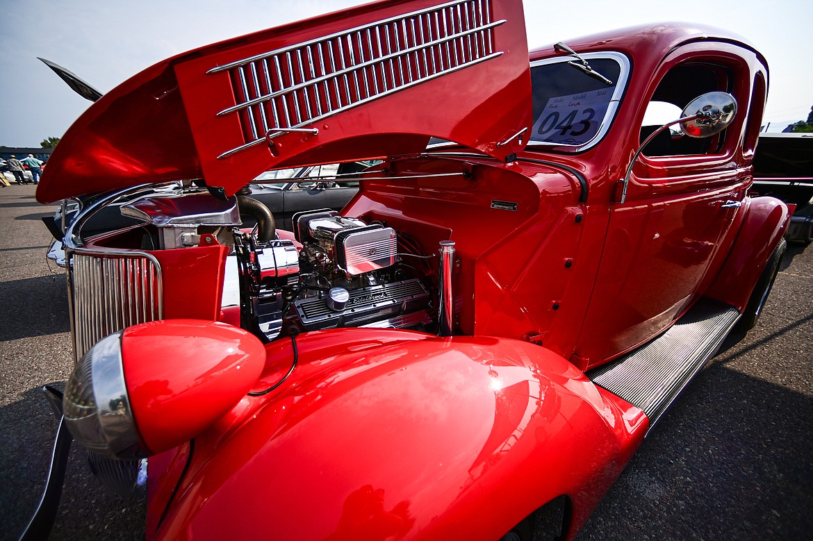 A 1936 Ford Coupe at the Evergreen Show N' Shine at Conlin's Furniture on Saturday, Aug. 3. (Casey Kreider/Daily Inter Lake)