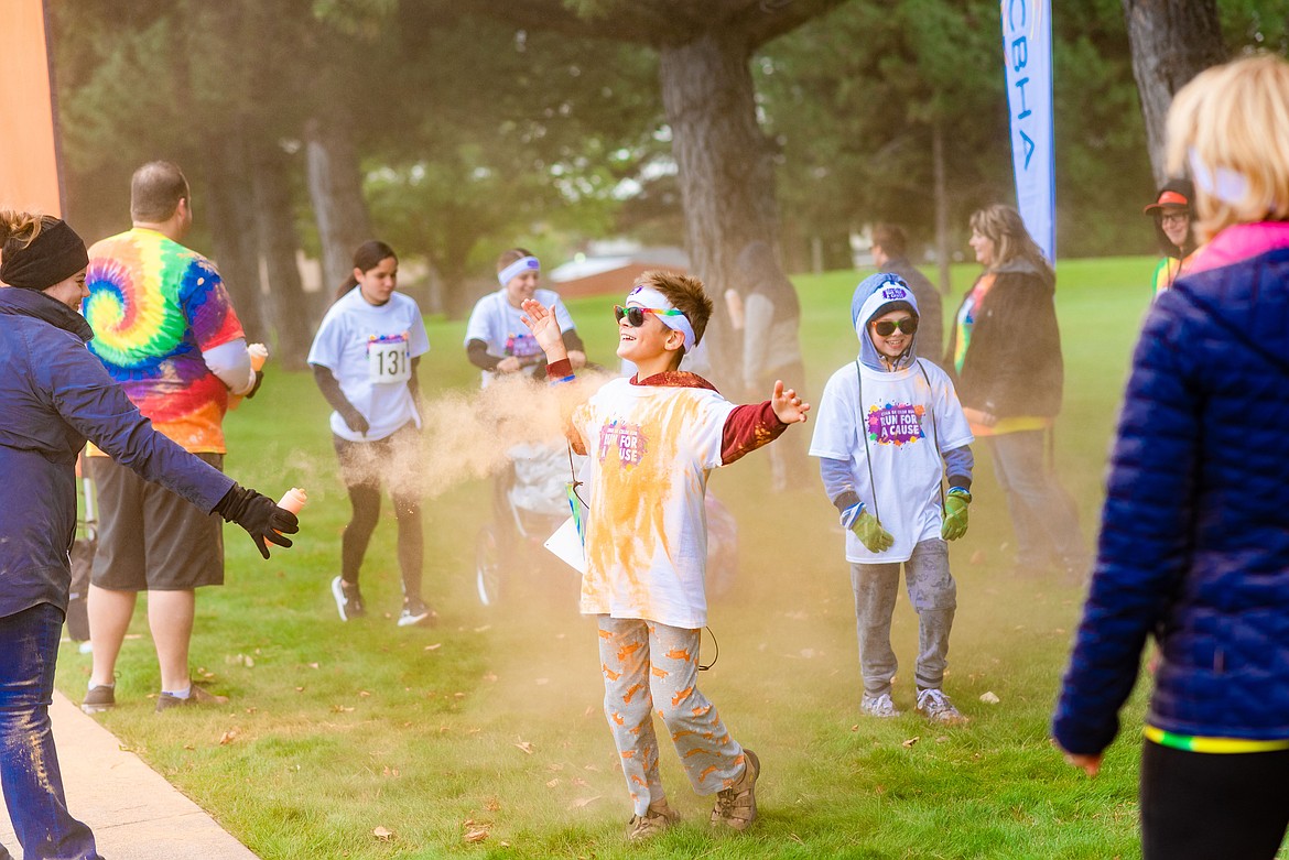 The paint flies at a previous Run for a Cause 5K Color Run in Othello. This year’s event is Aug. 24.