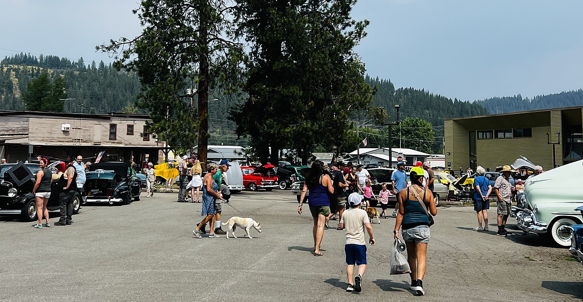 Thousands of people made their way through the classic car show at Pinehurst Days on Saturday.