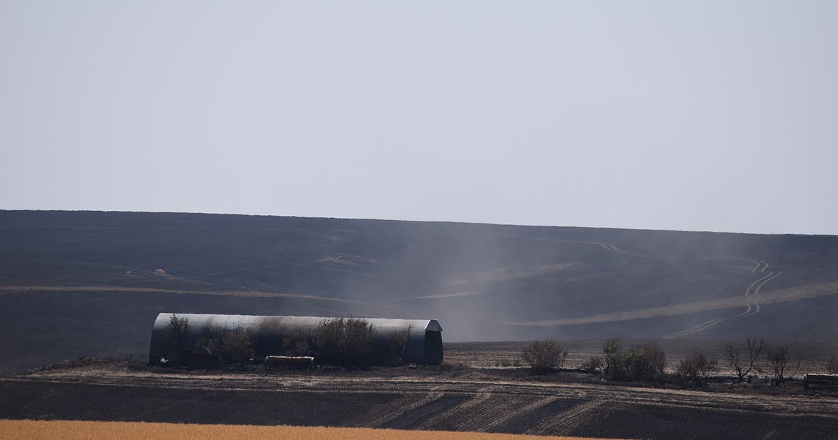 FIRE REPORT: Combine catches fire and burns wheat near Coulee City