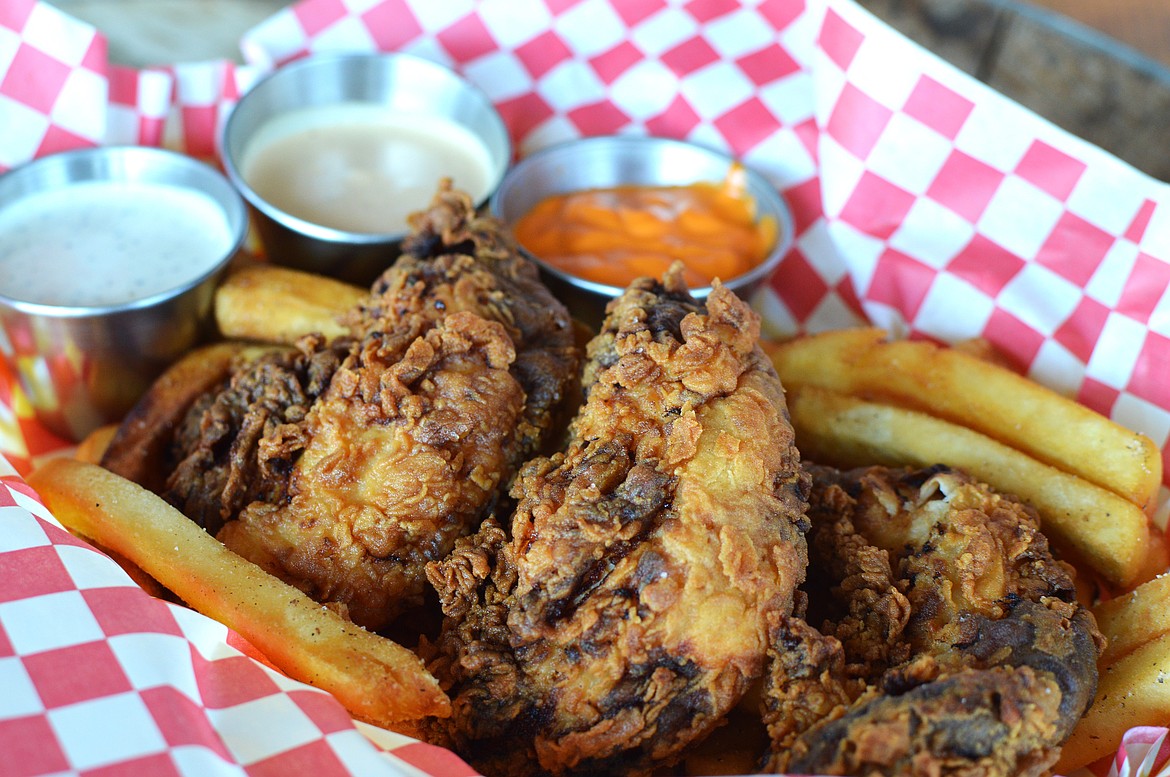 The menu at Home Ranch Bottoms includes five different dipping sauces that go great with the crispy chicken and fries. (Summer Zalesky/Daily Inter Lake)