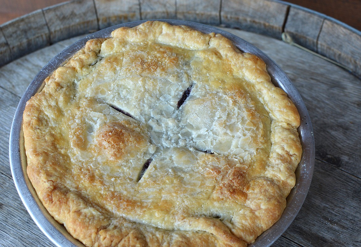 Home Ranch Bottoms offers baked goods including huckleberry pie. (Summer Zalesky/Daily Inter Lake)