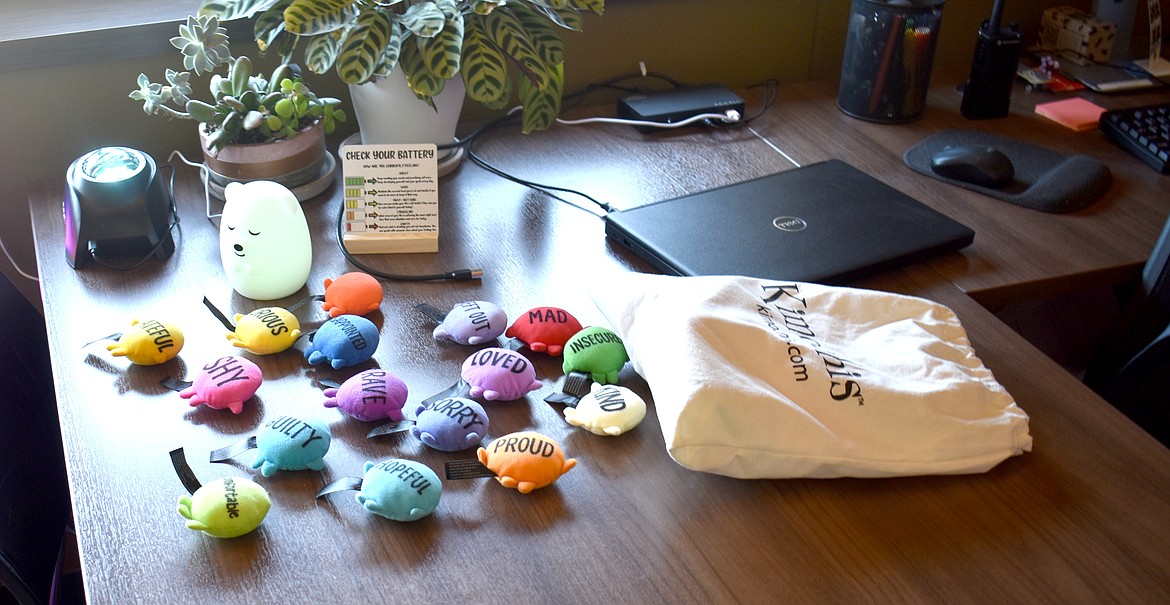 The Mental Health Quiet Room at the Boys & Girls Clubs of the Columbia Basin McGraw Clubhouse is stocked with fidget toys and a squishy breathing buddy to help children de-escalate and regulate themselves.