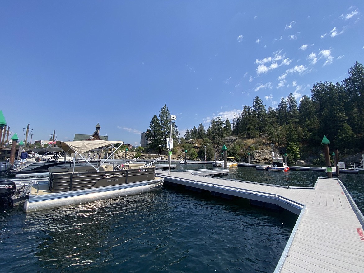 Today, the Coeur d'Alene Boat Launch stands where "E.V.S." once boarded a steamboat over a century ago--the Boat Launch remains a waterfront hub of activity. Photo by Hailey Hill.