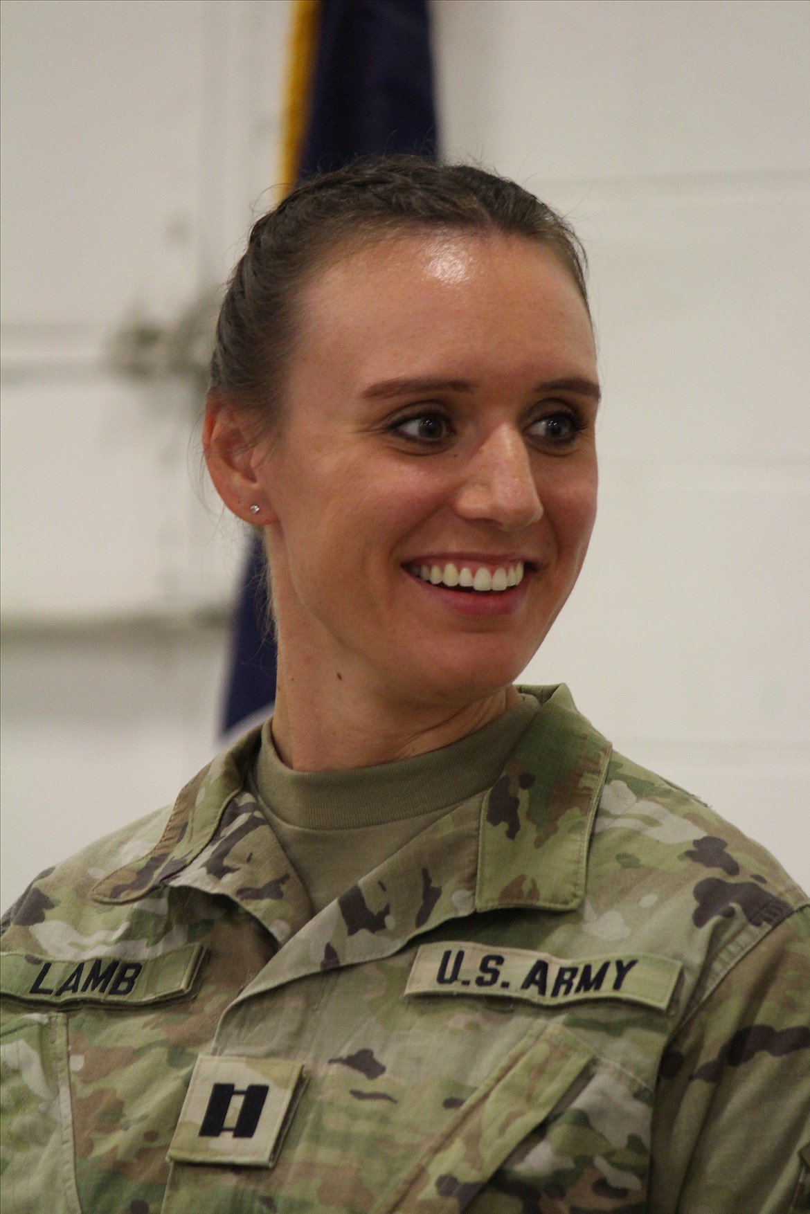 New Golf Company commander Capt. Georgia Lamb.