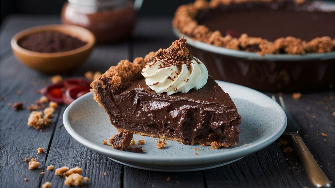 Rich and decadent, chocolate pie is a knockout dessert for special occasions — or even a late summer dinner in the backyard.