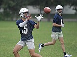 First practice for the Saints
