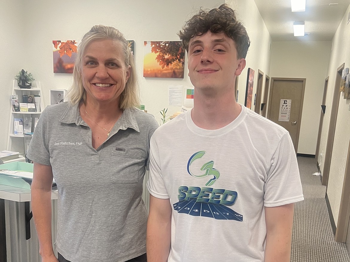 Nurse practitioner Jennifer Fletcher initially flagged Max Nelson's heart for a heart condition six months ago during a sport physical.
Since then, the 17-year-old has had two surgeries, but is in recovery and is excited to do track again at Coeur d'Alene High School.