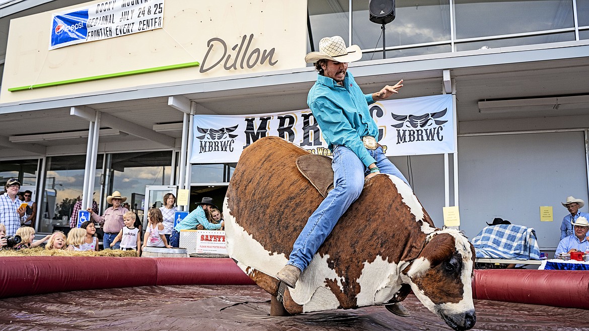 Contestants compete for cash and other prizes at the Mechanical Bull Riders World Championship. (Photo provided)