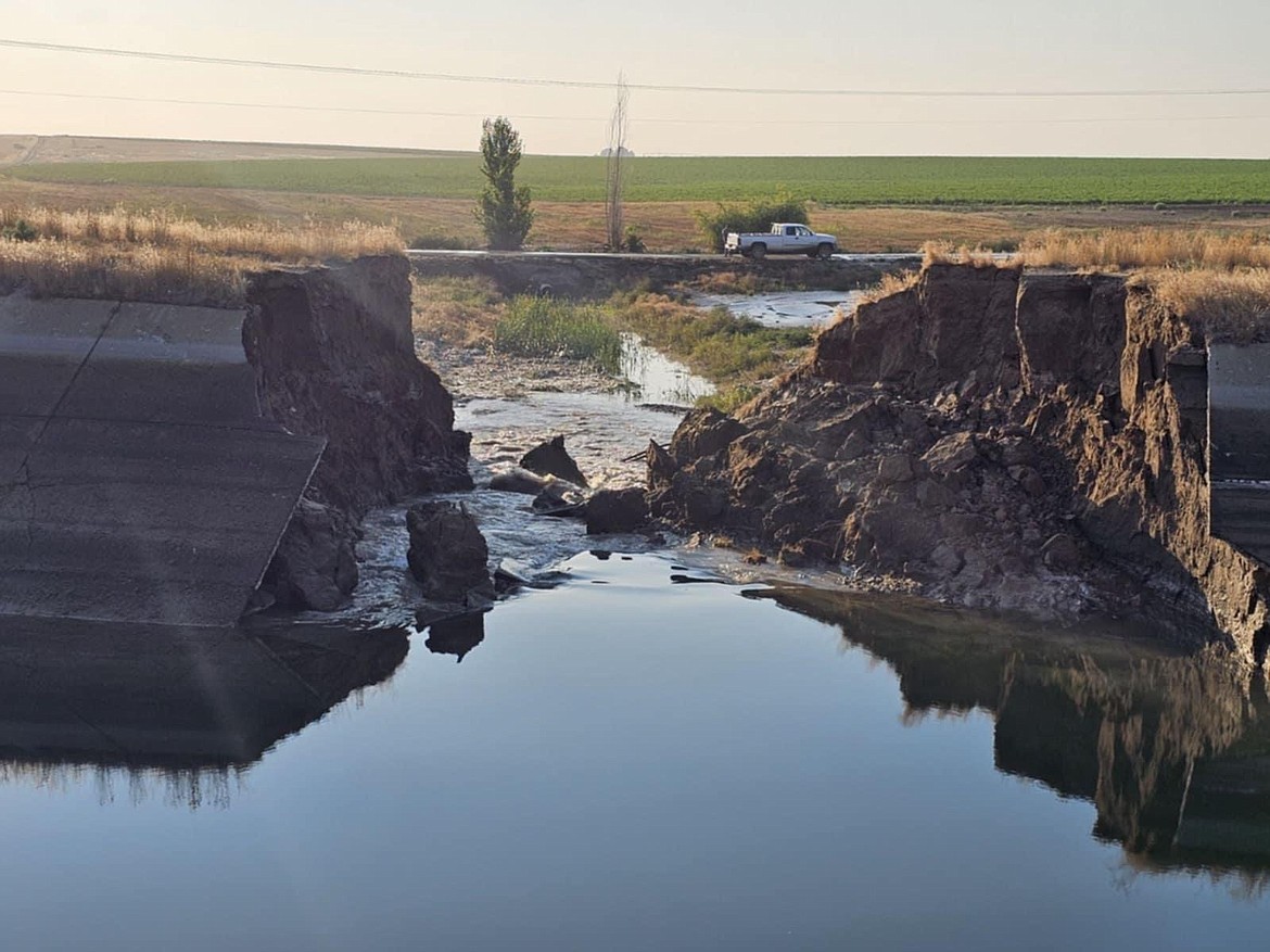 On Aug. 5 the East Low Canal had a breach near mile marker 26. The breach resulted in a lack of irrigation for farmers and the dewatering process began immediately.