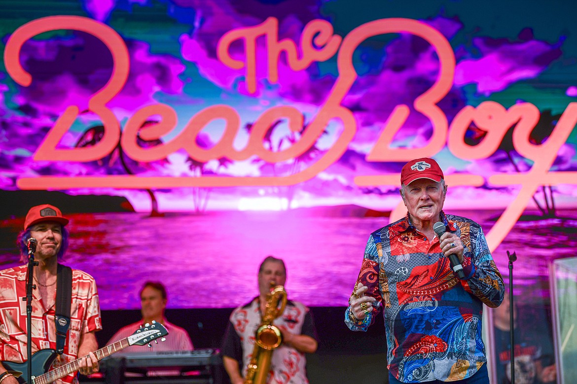 Lead singer Mike Love performs with the Beach Boys at the Northwest Montana Fair on Tuesday, Aug. 13. (Casey Kreider/Daily Inter Lake)