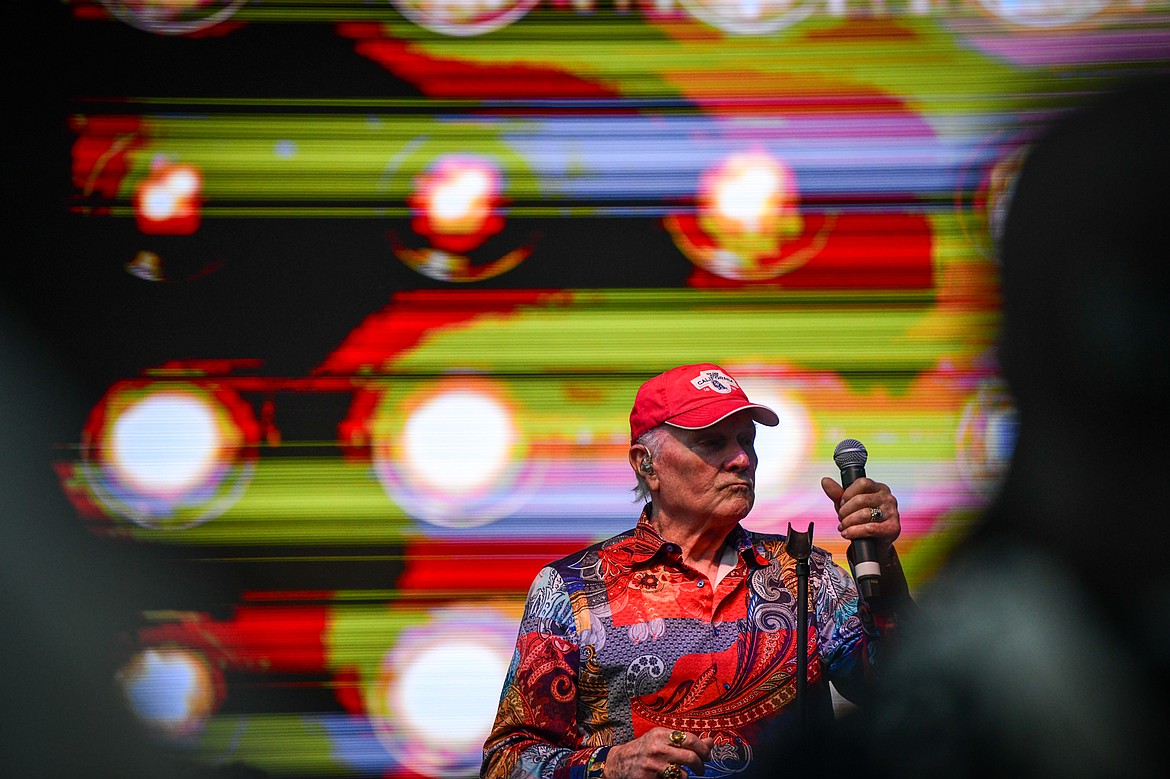 Lead singer Mike Love performs with the Beach Boys at the Northwest Montana Fair on Tuesday, Aug. 13. (Casey Kreider/Daily Inter Lake)