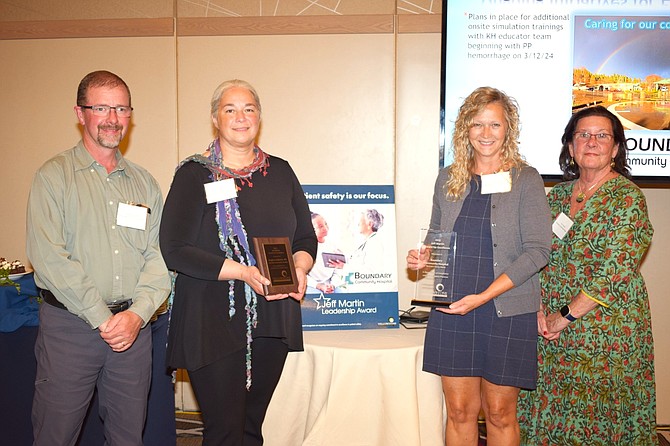 Boundary Community Hospital was recently honored with the Jeff Martin Leadership Award for improving obstetrics preparedness in the community.