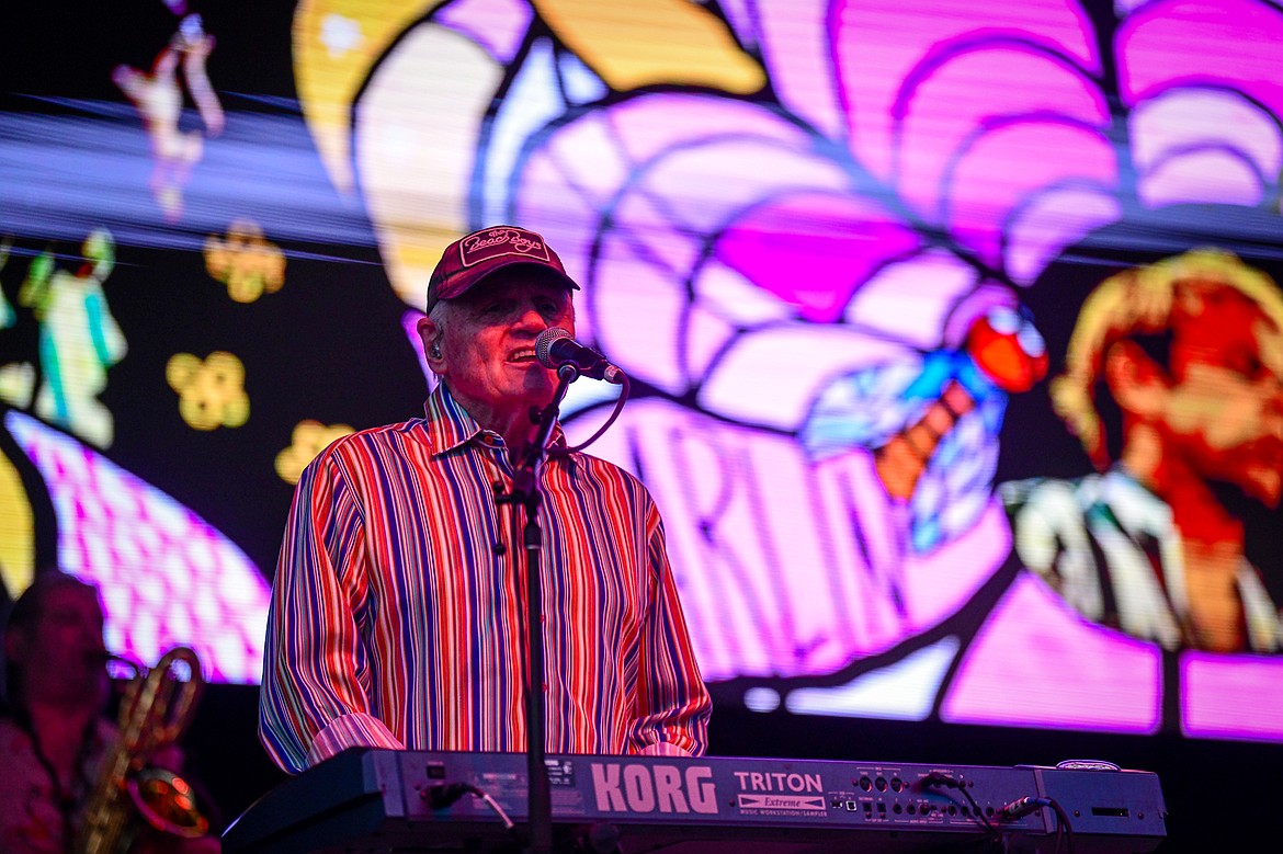 Bruce Johnston performs with The Beach Boys at the Northwest Montana Fair on Tuesday, Aug. 13. (Casey Kreider/Daily Inter Lake)