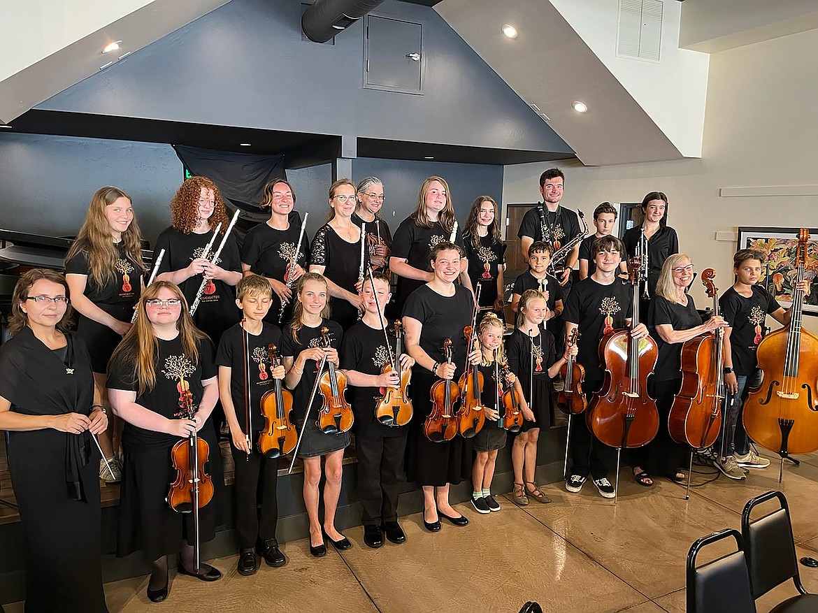 Members of the Music Matters! Summer Academy orchestra are pictured prior to an upcoming pair of concerts celebrating their achievements.