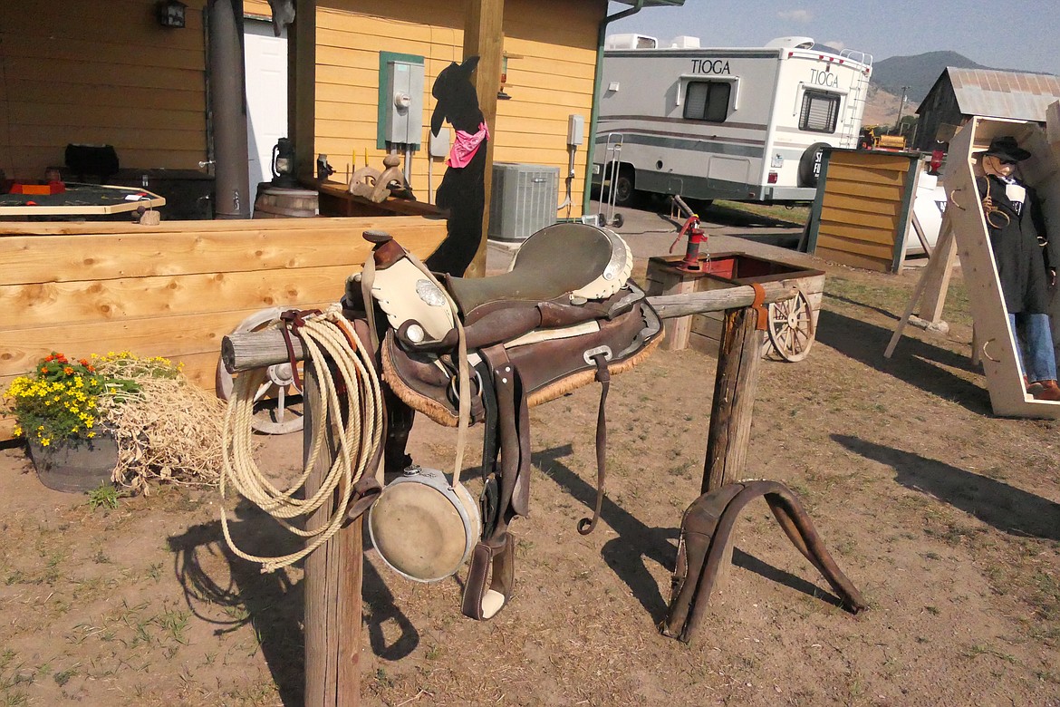 What saloon would be complete without an old saddle? (Chuck Bandel/VP-MI)