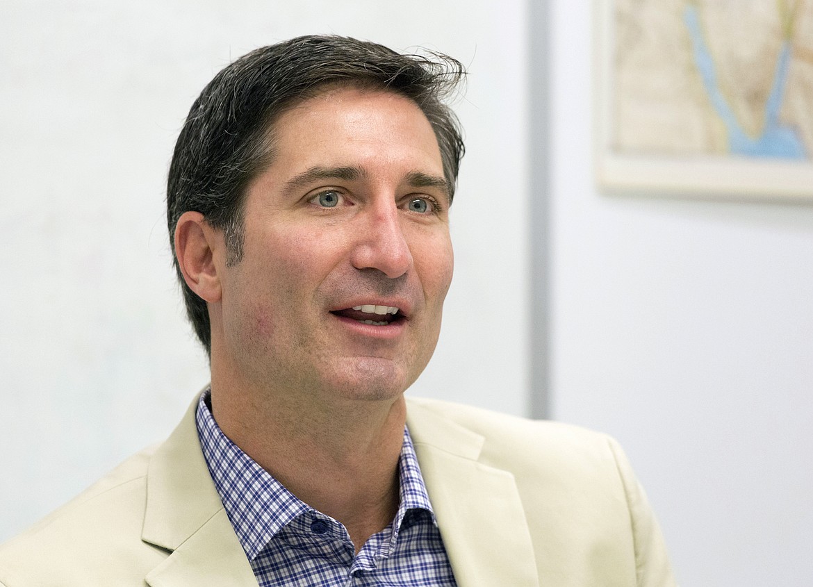 Brian Niccol, named the chairman and chief executive officer of Starbucks on Aug. 13, 2024, is shown during an interview on June 9, 2015, in New York. (AP Photo/Mark Lennihan, File)