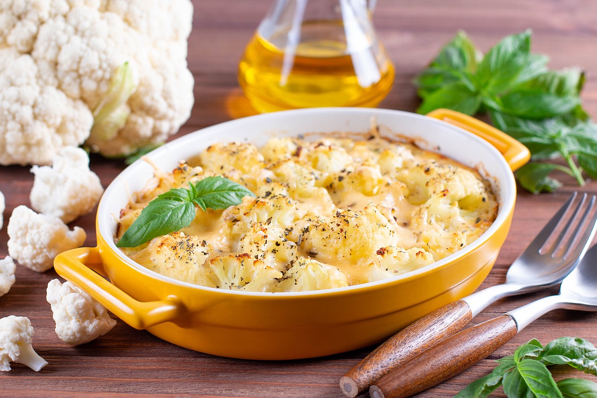 Baked cauliflower is a perfect dish.