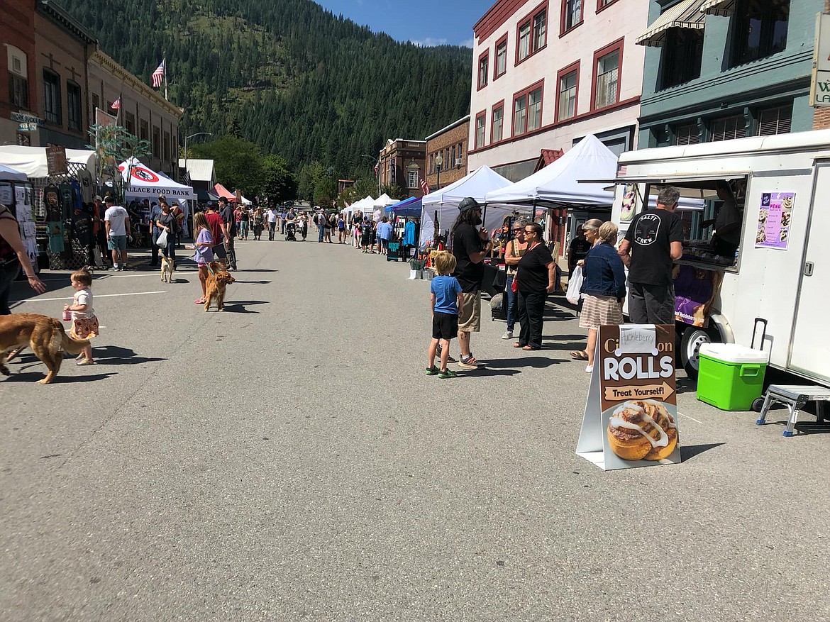 Visitors flocked to the 39th Wallace Huckleberry Festival Saturday and Sunday.