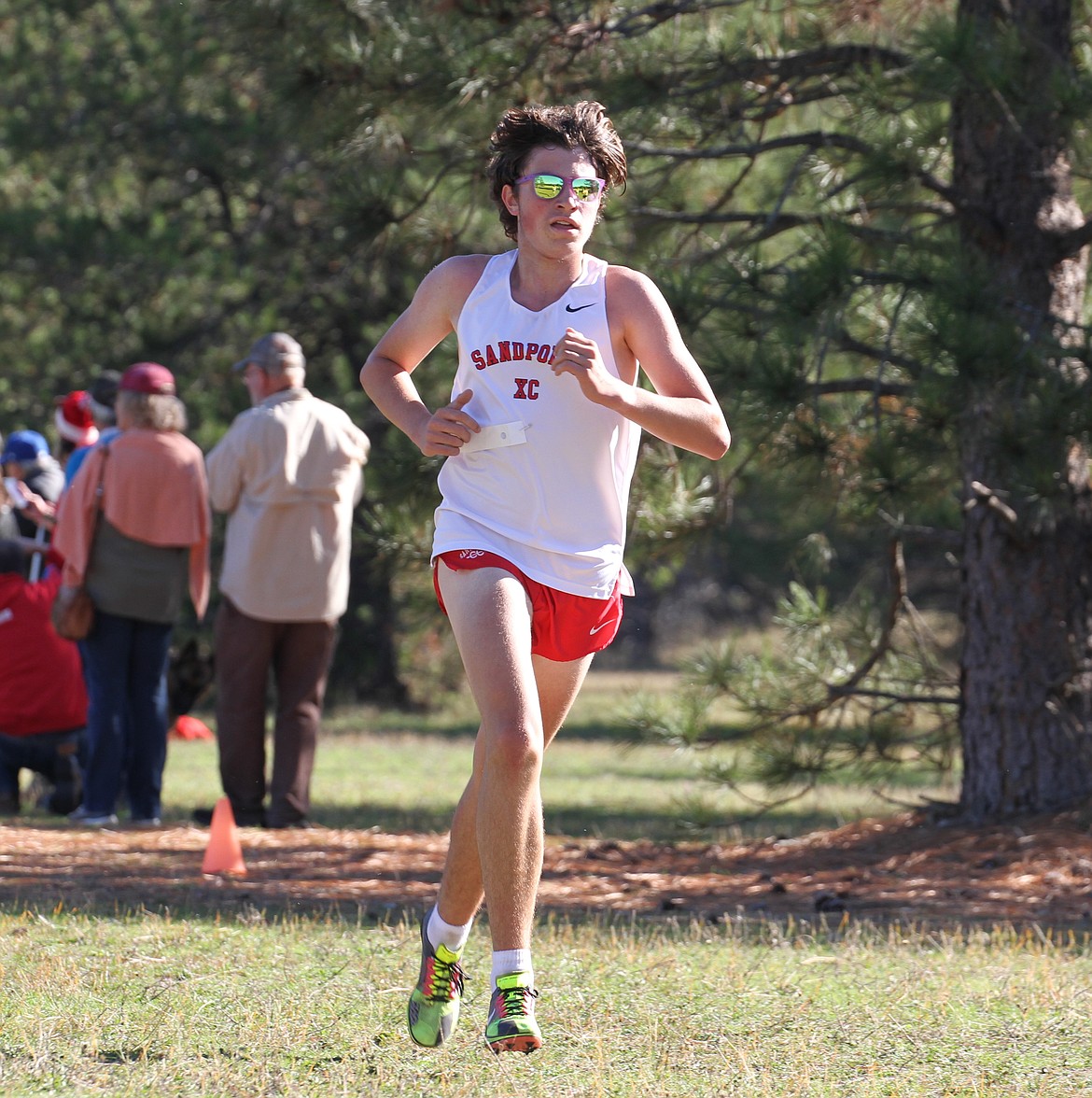 Sandpoint High junior Paul Kent competes at the Timberlake Farragut Invitational on Sept. 9, 2023.