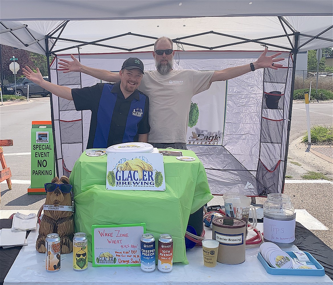 Hometown favorite Glacier Brewing was among the four Montana brewers who shared craft beers at the Polson Rotary Brewfest, which raised $27,000 to benefit local youth. (Polson Rotary photo)