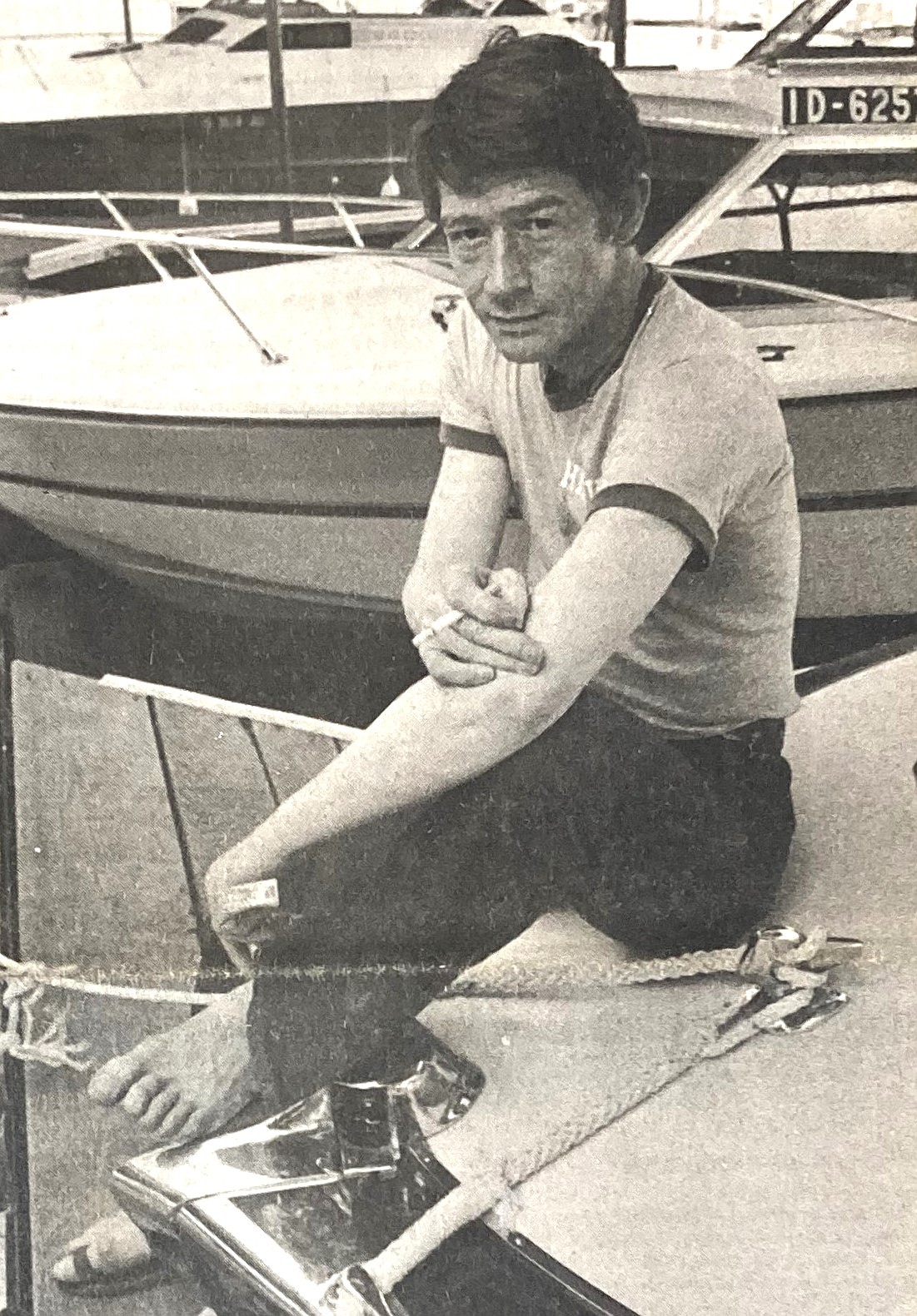 In 1979, actor John Hurt went boating on Lake Coeur d’Alene during a break in shooting “Heaven’s Gate.”