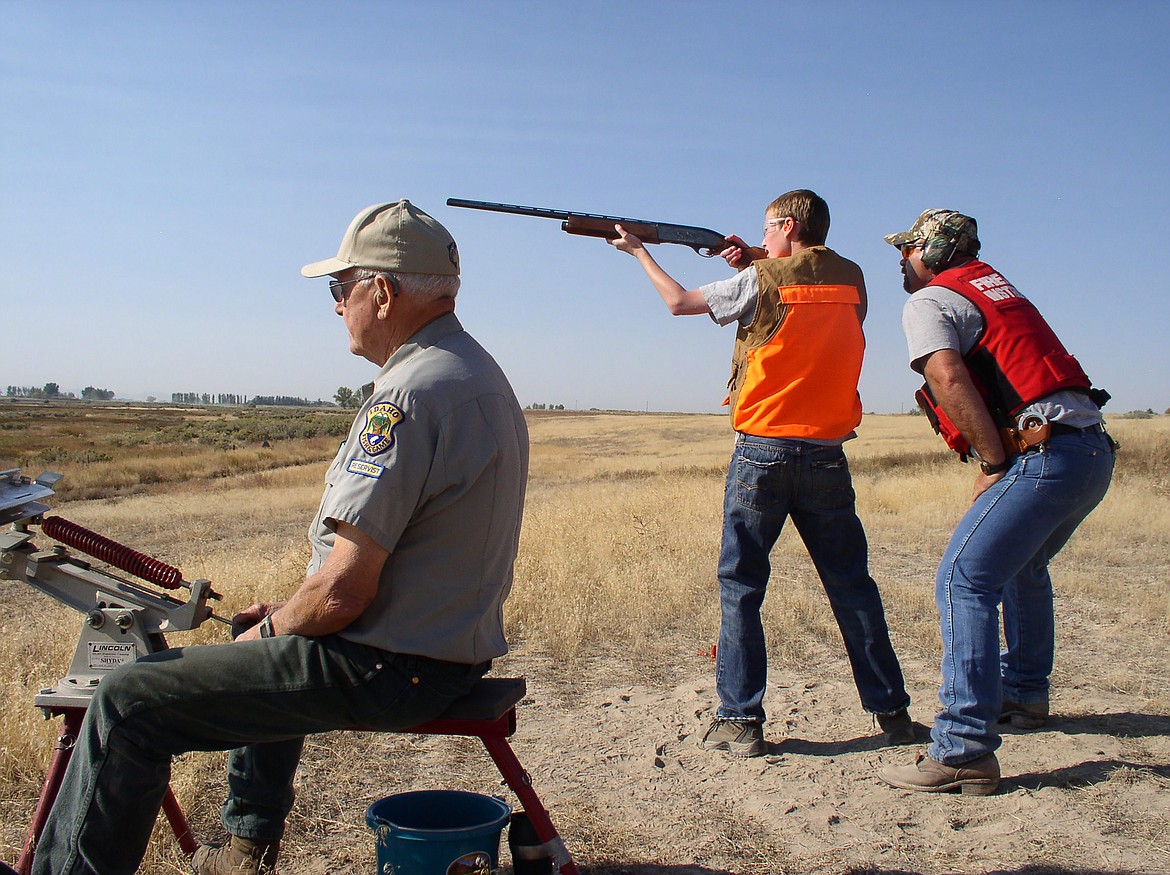 A hunter gets ready for the upcoming season.