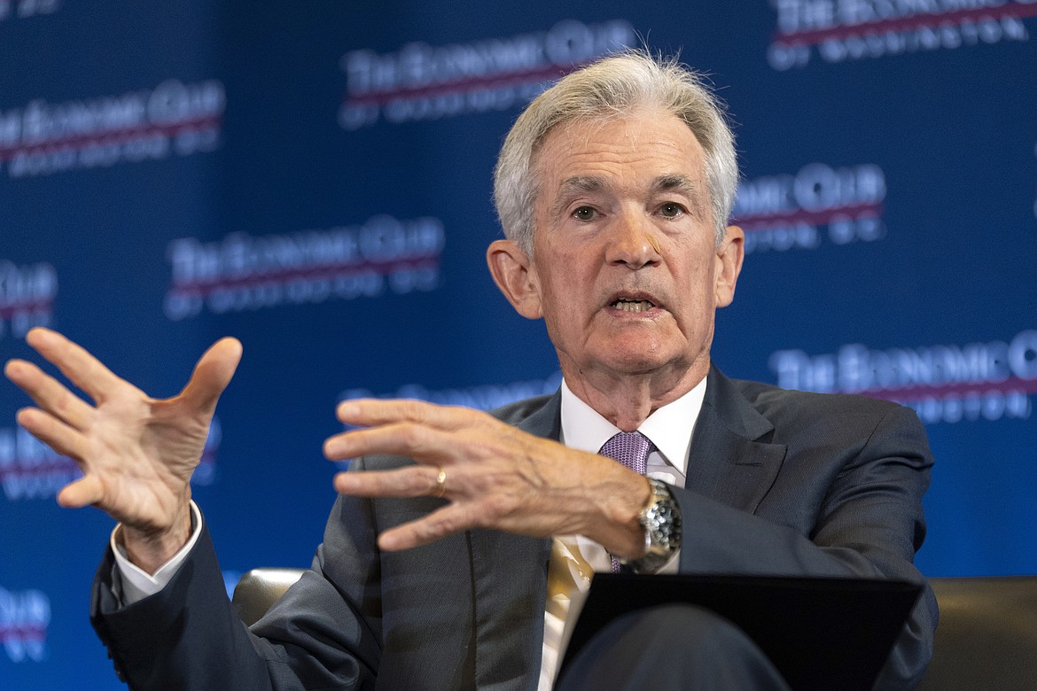 Federal Reserve Chair Jerome Powell participates in a conversation with Economic Club of Washington, DC, July 15, 2024, in Washington. (AP Photo/Manuel Balce Ceneta, File)