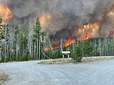Evacuations ordered near Stanley as wildfire grows. Idaho Highway 21 closure extended