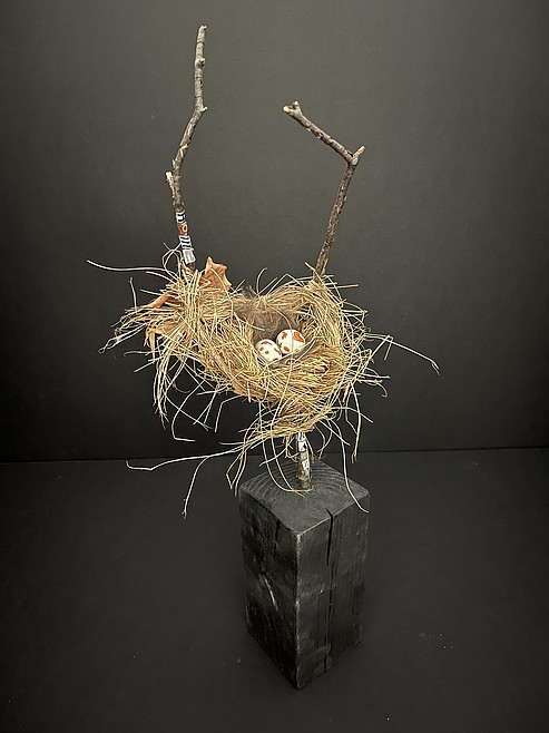 Student Art: &lsquo;Handmade Nest that Represents What Home Means to Me 