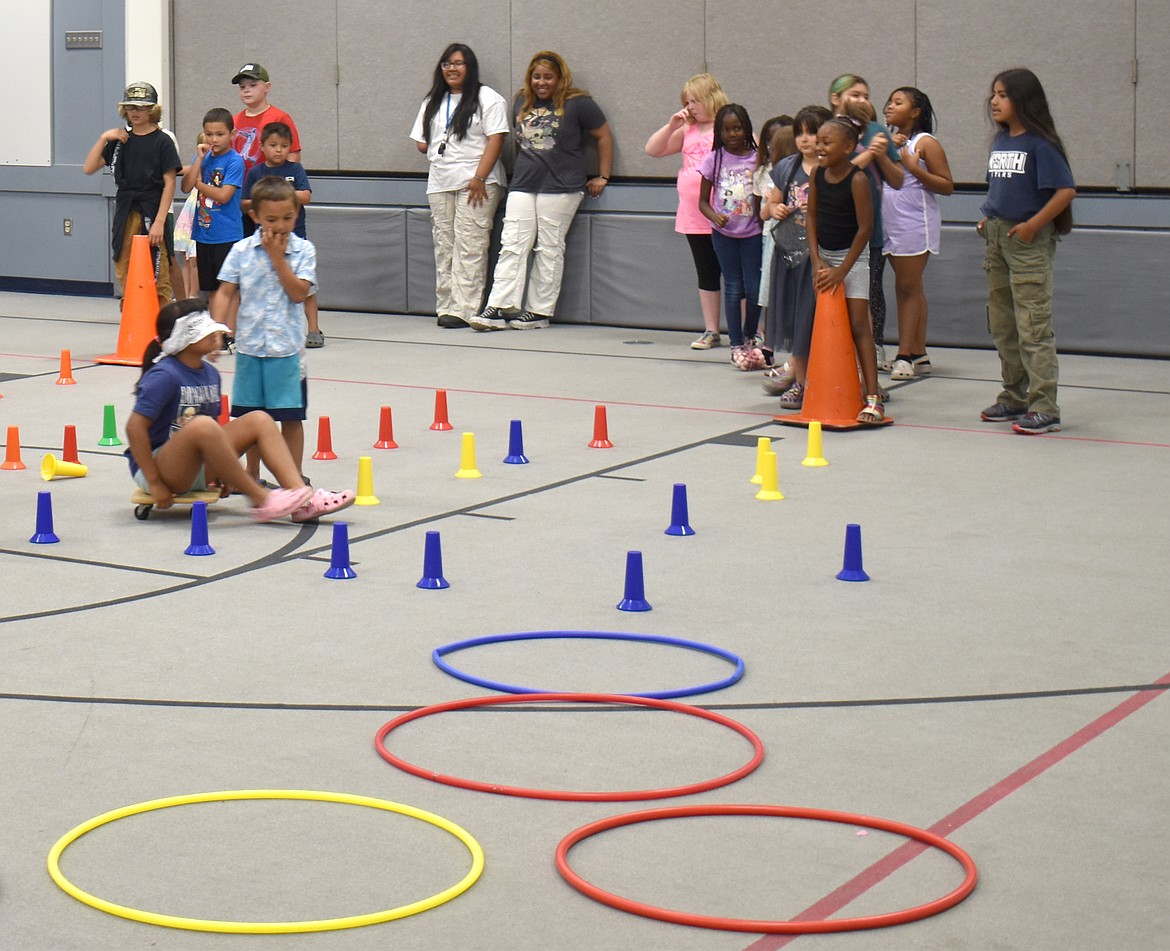 Boys and Girls Clubs of the Columbia Basin members play games at North Elementary earlier this summer. The club will continue to offer its after-school programs in four Moses Lake School District elementary schools during the school year.