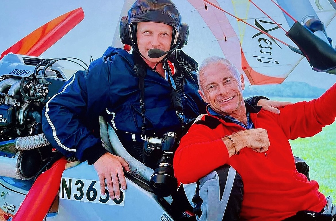 Author Robert Combs, right, with Lithuanian photographer, Marius Jovaisa, Belize Central America. (Courtesy photo)