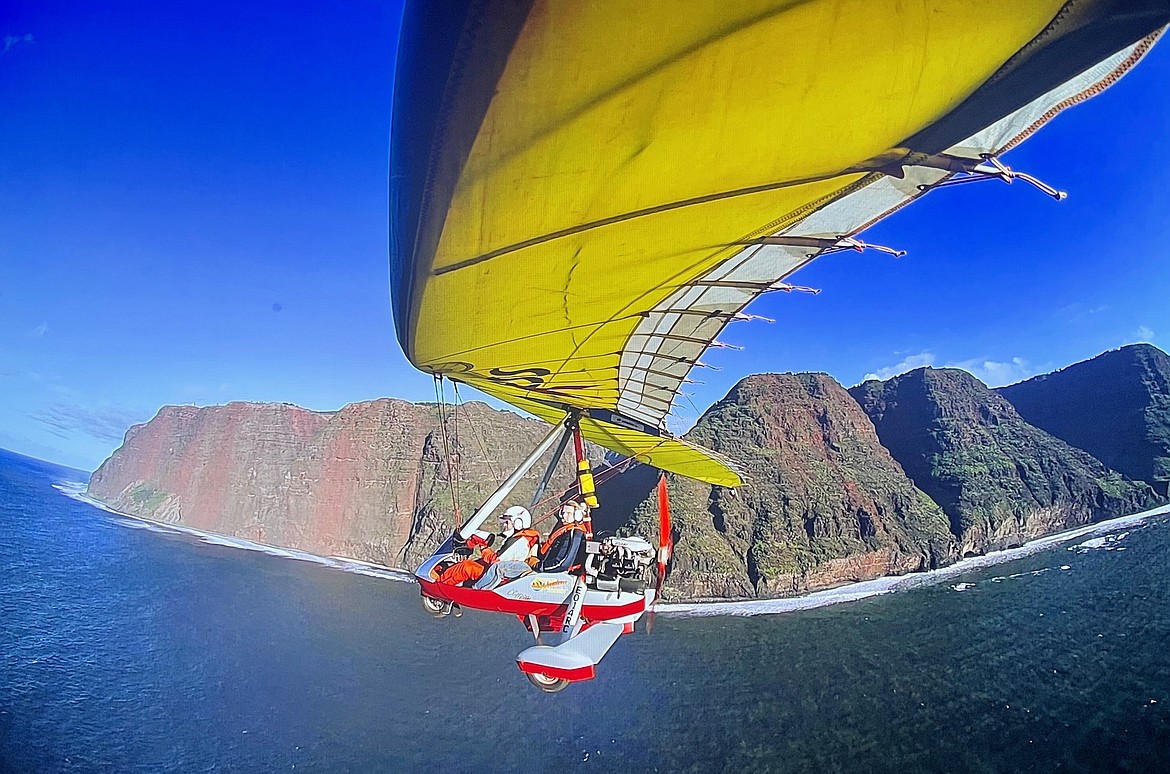 Flying the NaPali coast, Kauai, Hawaii. (Courtesy photo)