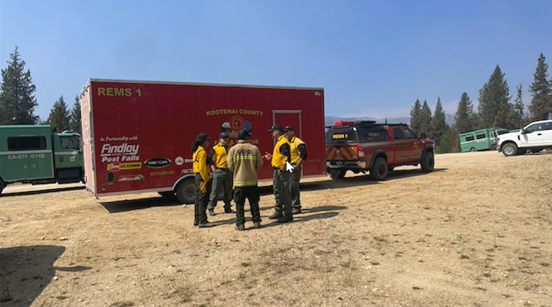 Middle Fork Complex fire receives assistance from Kootenai County Fire Department